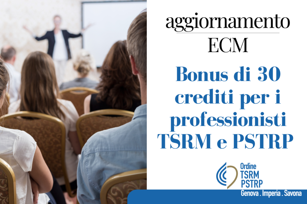 Bonus di 30 crediti ECM per il triennio 2023-2025